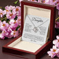 To My Beautiful Daughter | The Most Beautiful Chapter | Love Dad | Love Knot Necklace - ALL4THEGIFTOFIT