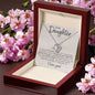 To My Daughter | The Most Precious Person In My Life | Love Knot Necklace