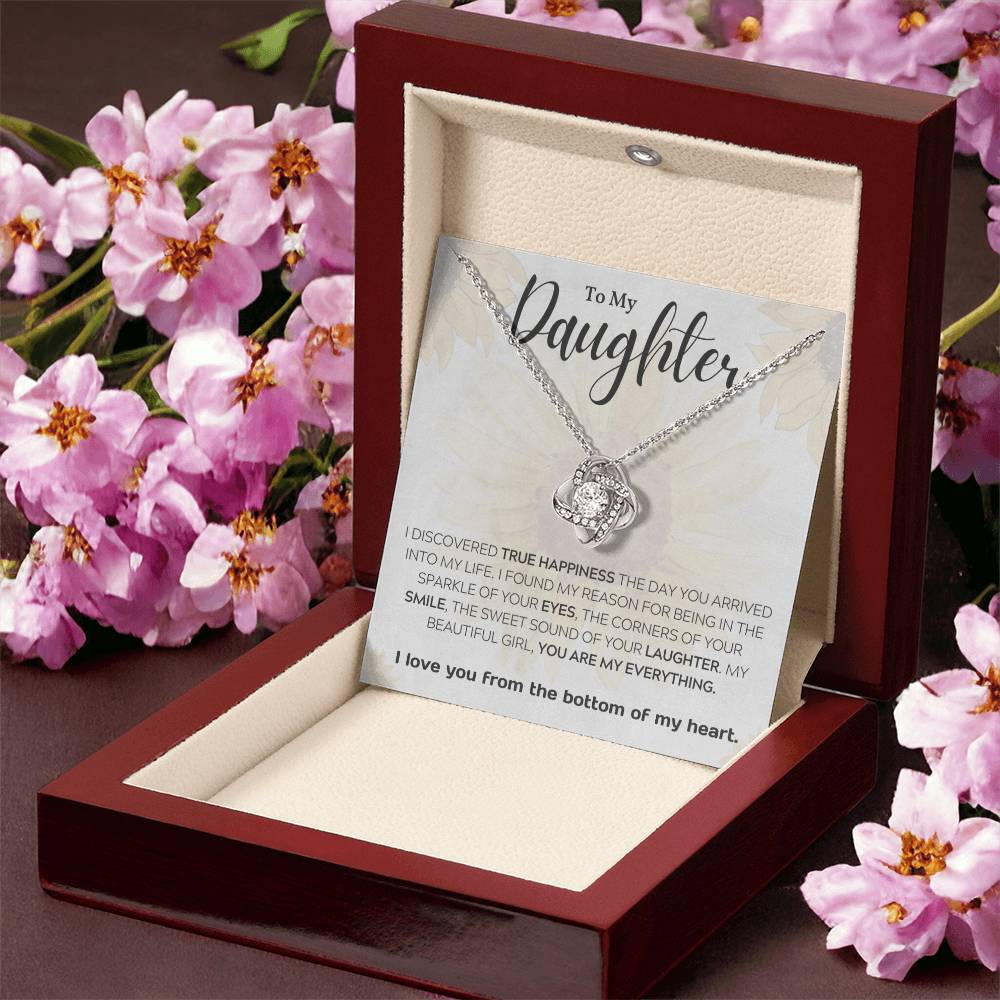 To My Daughter | My Reason for Being | Love Knot Necklace