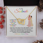 To My Soulmate | My Best Friend, My Everything | Interlocking Hearts Necklace - Gift for Wife, Fiancée, Girlfriend