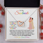 To My Soulmate | My Best Friend, My Everything | Interlocking Hearts Necklace - Gift for Wife, Fiancée, Girlfriend