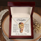 To My Daughter | I Will Always Have Your Back | Interlocking Hearts Necklace