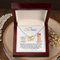 To My Soulmate | My Best Friend, My Everything | Interlocking Hearts Necklace - Gift for Wife, Fiancée, Girlfriend