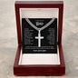 To My Amazing Dad | My Hero | Cuban Chain with Artisan Cross Necklace - Gift for Father's Day, Birthdays, Holidays, Just Because - ALL4THEGIFTOFIT