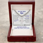 To My Son | Always in My Heart | Personalized Message Card | Cuban Chain with Artisan Cross Necklace - ALL4THEGIFTOFIT