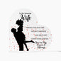 To My Amazing Wife | The Best Gift I Ever Got | Heart Shaped Acrylic Plaque (LED Option) - ALL4THEGIFTOFIT