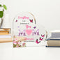 Mom | Everything I am | Pink Printed Heart Shaped Acrylic Plaque | Gift for Mother's Day, Birthdays, Holidays, Special Occasions