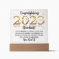 Congratulations 2023 Graduate | Believe in Yourself | Square Acrylic Plaque (LED Option) - ALL4THEGIFTOFIT