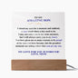 To My Amazing Son | Proud of You | Mom | Square Acrylic Plaque - ALL4THEGIFTOFIT