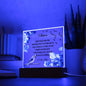 Sister | Distance Never Separates Us | Square Acrylic Plaque - ALL4THEGIFTOFIT