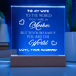 To My Wife | Acrylic Plaque