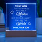 To My Mom | Son | Acrylic Plaque