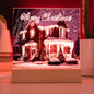 Merry Christmas Square Acrylic Plaque