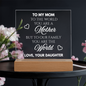 To My Mom | Daughter | Acrylic Plaque