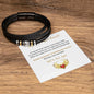 Hug From Heaven Bracelet | Men's "Love You Forever" Bracelet