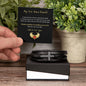 Hug From Heaven Bracelet | Men's Cross Leather Bracelet
