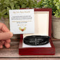 Hug From Heaven Bracelet | Men's Cross Leather Bracelet