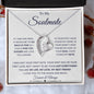 To My SOULMATE | I Love You To The Moon & Back | Forever Love Necklace - Gift for Wife, Fiancée, Girlfriend