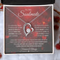 To My Soulmate | I Love You To The Moon & Back | Forever Love Necklace - Gift for Wife, Fiancée, Girlfriend