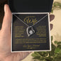 To My Beautiful Wife | Forever Love Necklace - BG | Gift for Soulmate