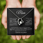 Dear Mom | I Am Grateful for You | Forever Love Necklace - Gift for Mother's Day, Birthdays, Holidays, Just Because - ALL4THEGIFTOFIT