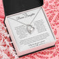 To My Bonus Daughter | Forever Love Necklace