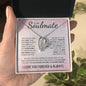 To My Soulmate | Through My Eyes | Forever Love Necklace - Gift for Wife, Fiancée, Girlfriend