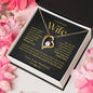 To My Beautiful Wife | Forever Love Necklace - BG2 | Gift for Soulmate