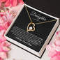 (TOP SELLER 🔥)To My Daughter | I Closed My Eyes - Black Card | Forever Love Necklace