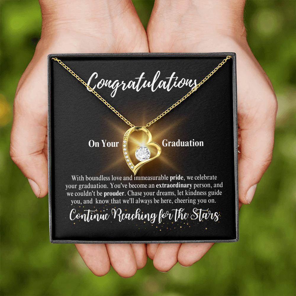 Congratulations | Continue Reaching for the Stars | Forever Love Necklace - ALL4THEGIFTOFIT