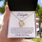 (TOP SELLER 🔥)To My Daughter | I Closed My Eyes | Forever Love Necklace