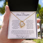 To My Bonus Daughter | Forever Love Necklace
