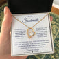 To My SOULMATE | I Love You To The Moon & Back | Forever Love Necklace - Gift for Wife, Fiancée, Girlfriend