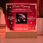 Dear Mommy Acrylic Plaque