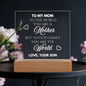 To My Mom | Son | Acrylic Plaque