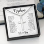 Nephew on Your Graduation | Chase Your Dreams | Cross Necklace - ALL4THEGIFTOFIT