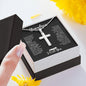 Grandson on Your Graduation | Believe in Yourself | Cross Neclace - ALL4THEGIFTOFIT