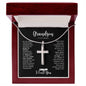 Grandson on Your Graduation | Believe in Yourself | Cross Neclace - ALL4THEGIFTOFIT