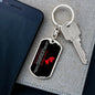 To My Friend | Sisters by Heart | Dog Tag Swivel Keychain - ALL4THEGIFTOFIT