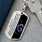 Sisters by Heart | Purple | Dog Tag Swivel Keychain - ALL4THEGIFTOFIT