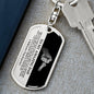 To My Amazing Dad | Always In My Heart | Swivel Dog Tag Keychain - ALL4THEGIFTOFIT