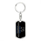 To My Friend | Fate Brought Us Together | Dog Tag Swivel Keychain - ALL4THEGIFTOFIT