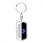 To My Badass Daughter | You are Capable | Graphic Dog Tag Keychain - Gift for Birthdays, Holidays, Just Because - ALL4THEGIFTOFIT