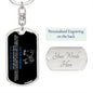 To My Friend | Fate Brought Us Together | Dog Tag Swivel Keychain - ALL4THEGIFTOFIT