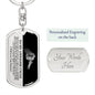 To My Awesome Uncle | Always In My Heart | Swivel Dog Tag Keychain - ALL4THEGIFTOFIT