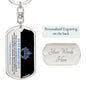 To My Badass Niece | You are Capable | Dog Tag Swivel Keychain - ALL4THEGIFTOFIT