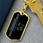 To My Friend | Fate Brought Us Together | Dog Tag Swivel Keychain - ALL4THEGIFTOFIT