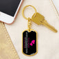 To My Bestie | Sisters by Heart | Dog Tag Swivel Keychain - ALL4THEGIFTOFIT