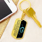 Sisters by Heart | Turquoise | Dog Tag Swivel Keychain - ALL4THEGIFTOFIT