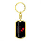 To My Friend | Sisters by Heart | Dog Tag Swivel Keychain - ALL4THEGIFTOFIT
